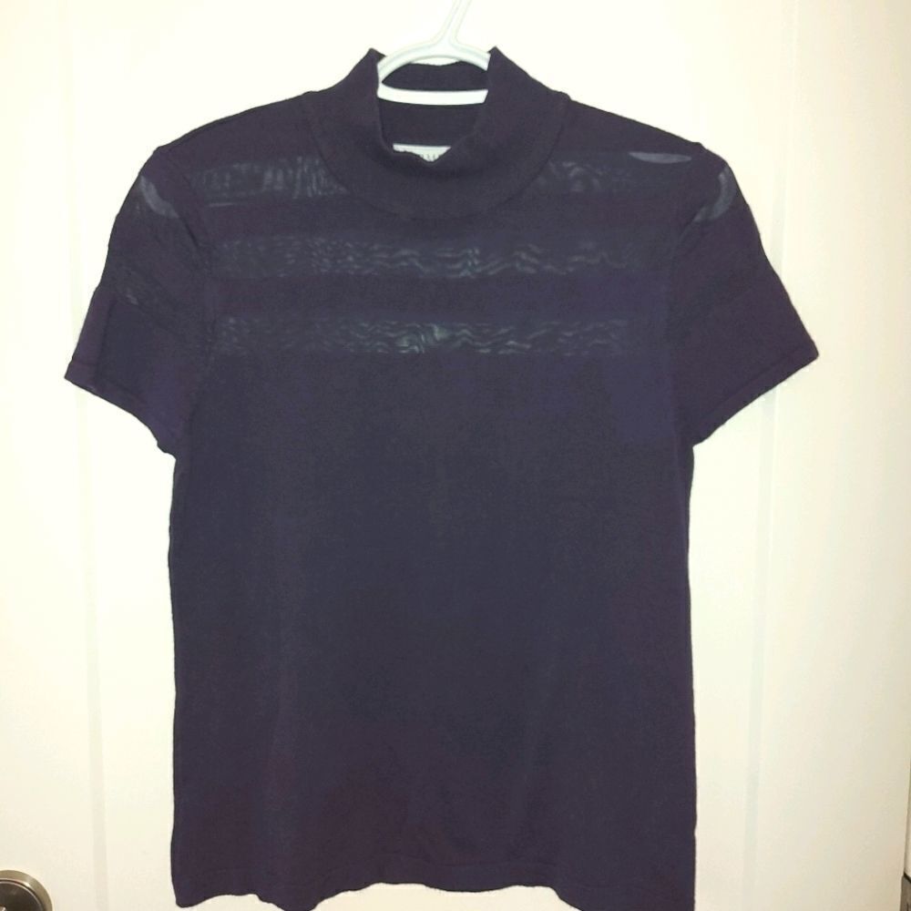 CARMEN Marc Valvo short sleeve sweater